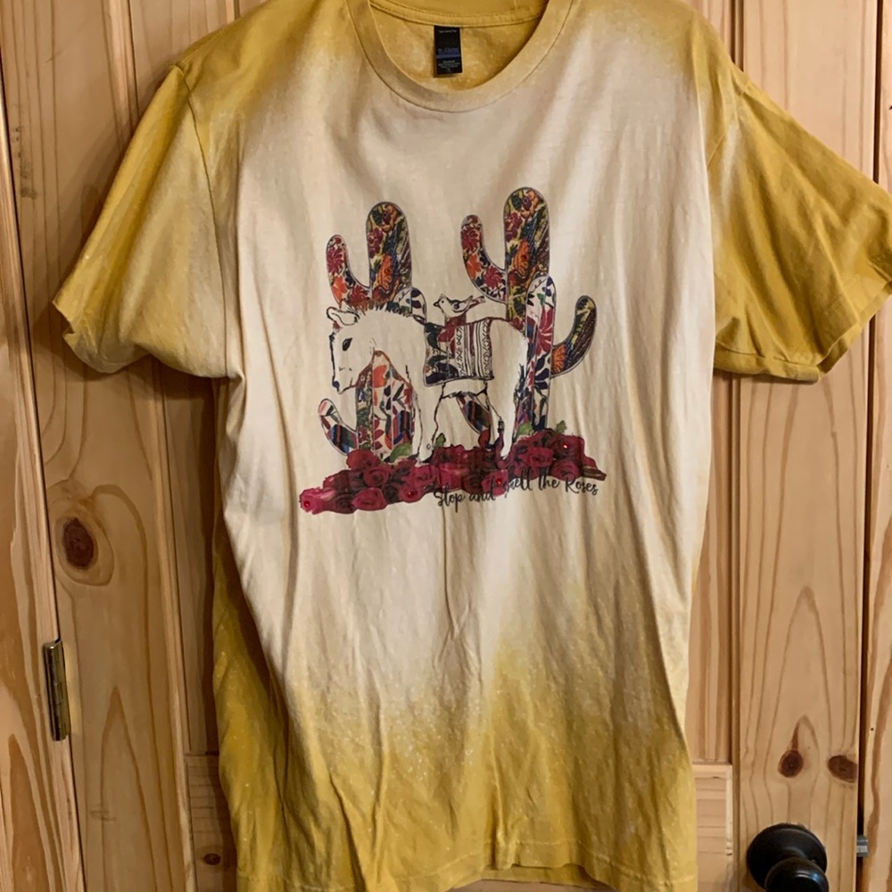 Western Stop & Smell The Roses Size Large